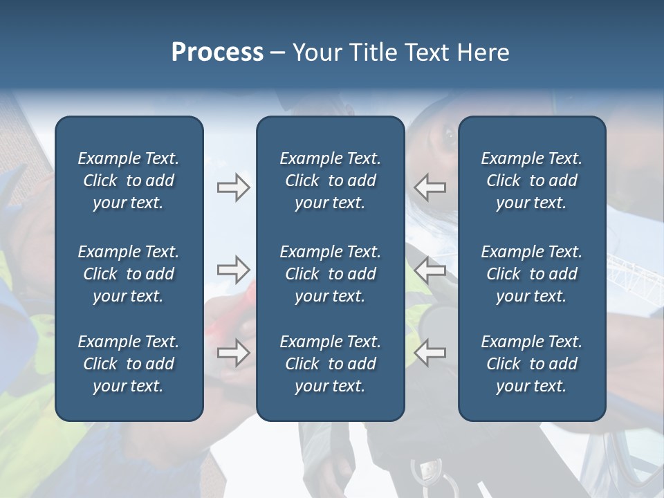 A Group Of People Standing In A Circle Holding Something PowerPoint Template