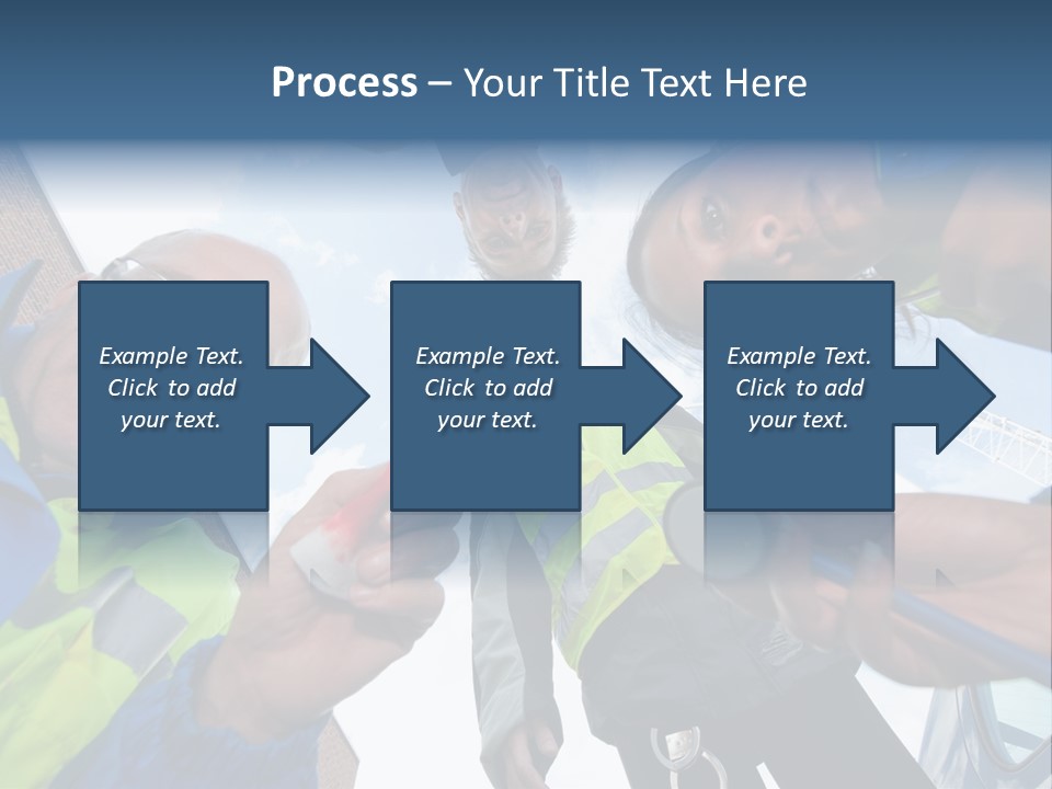 A Group Of People Standing In A Circle Holding Something PowerPoint Template