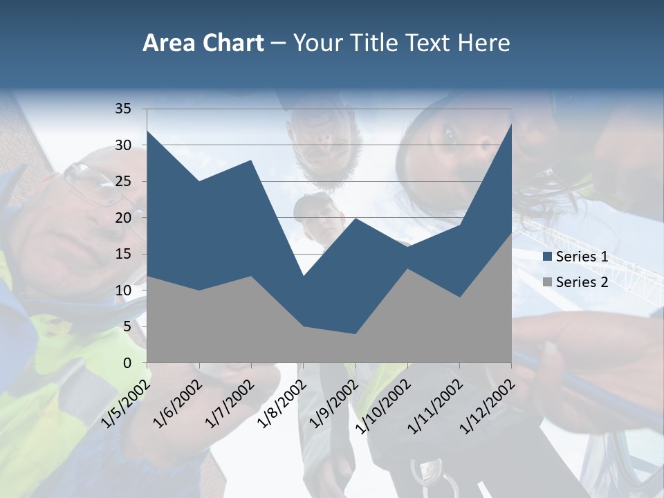 A Group Of People Standing In A Circle Holding Something PowerPoint Template