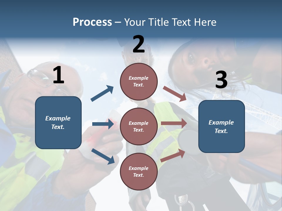 A Group Of People Standing In A Circle Holding Something PowerPoint Template