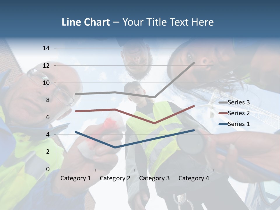 A Group Of People Standing In A Circle Holding Something PowerPoint Template