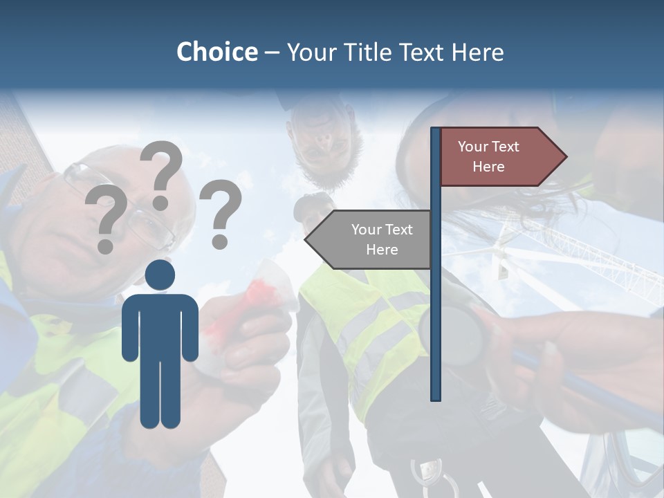 A Group Of People Standing In A Circle Holding Something PowerPoint Template