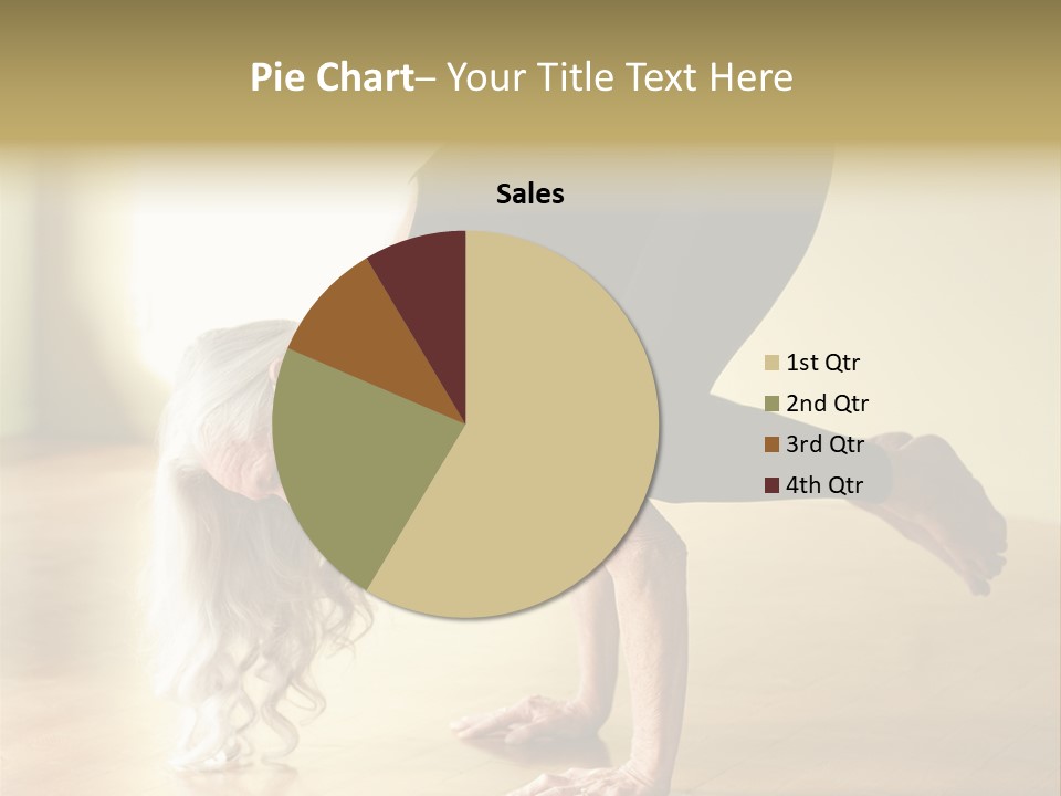 Stretch Woman Bakasana PowerPoint Template