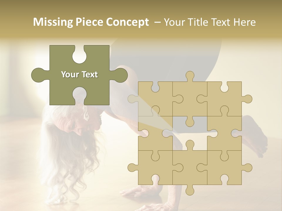 Stretch Woman Bakasana PowerPoint Template