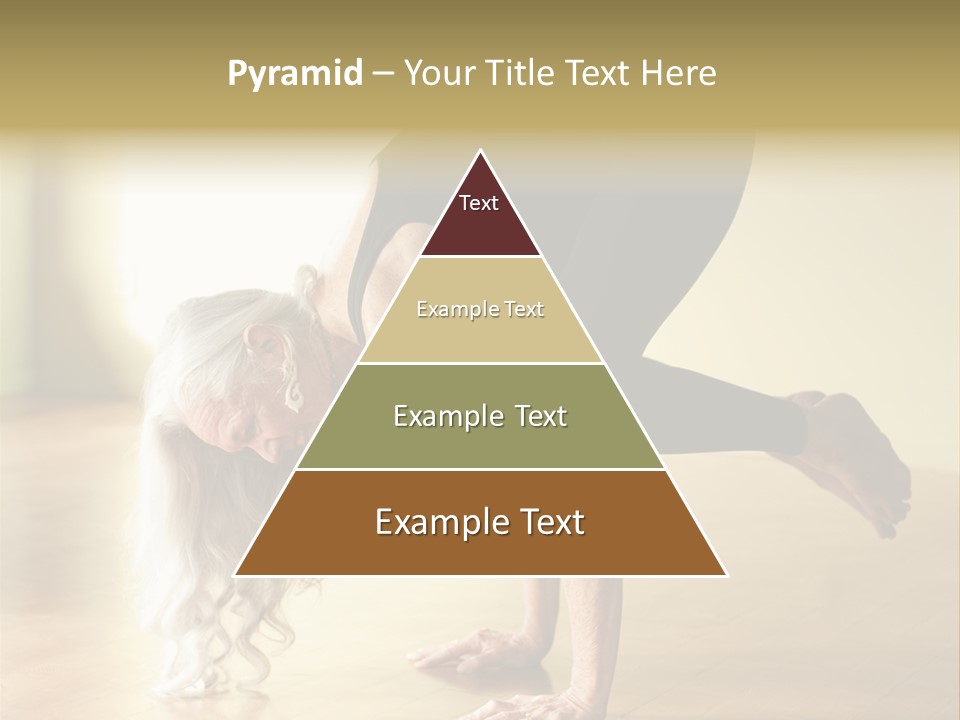 Stretch Woman Bakasana PowerPoint Template