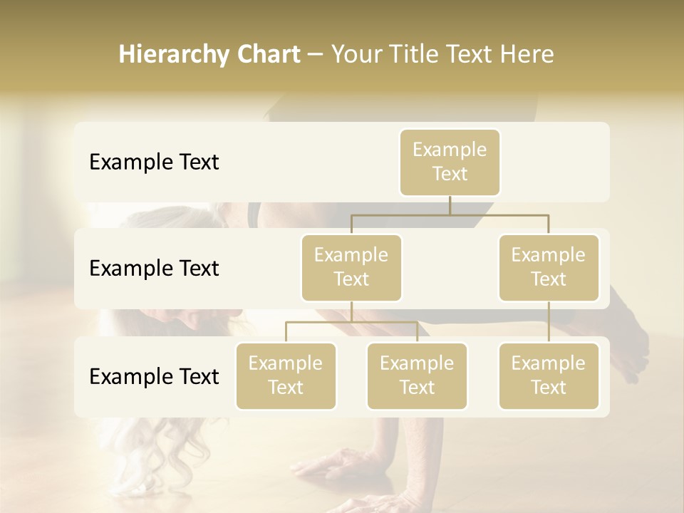 Stretch Woman Bakasana PowerPoint Template