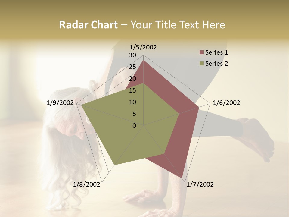 Stretch Woman Bakasana PowerPoint Template