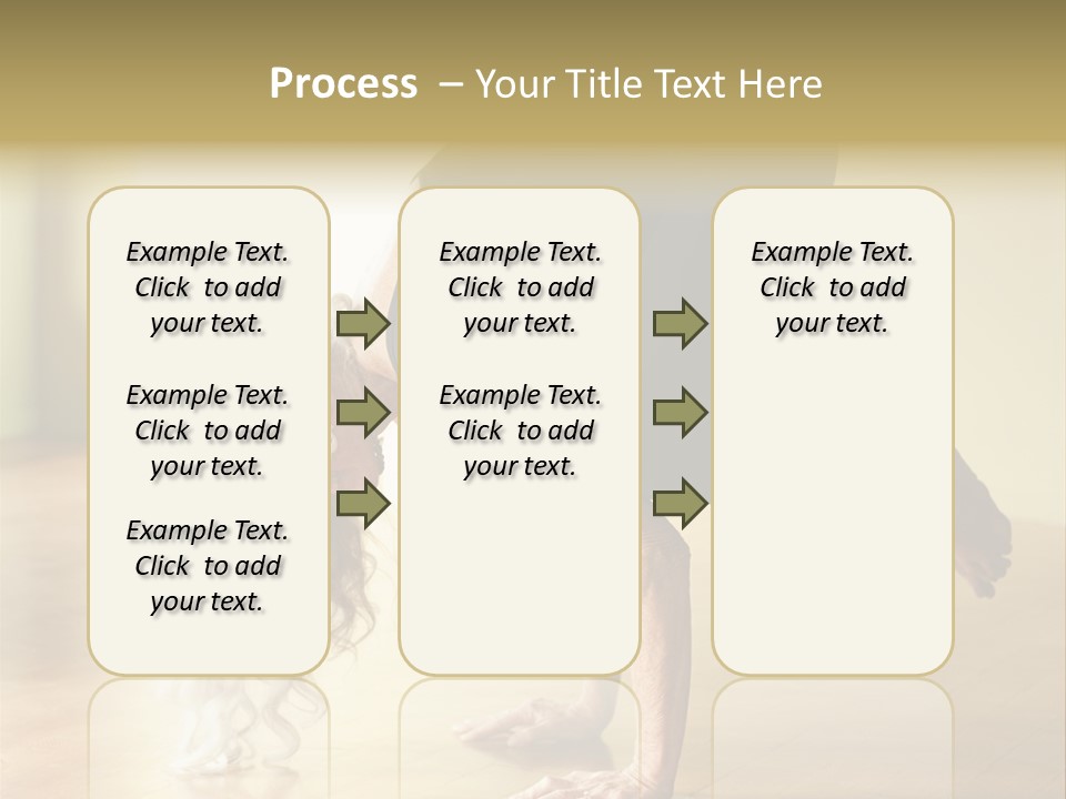 Stretch Woman Bakasana PowerPoint Template