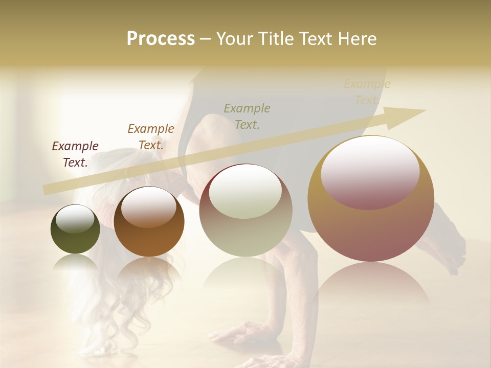 Stretch Woman Bakasana PowerPoint Template