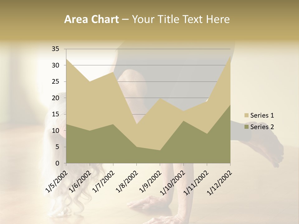 Stretch Woman Bakasana PowerPoint Template