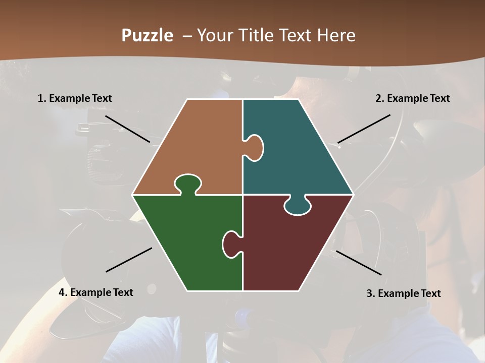 Occupation Reporter Technology PowerPoint Template