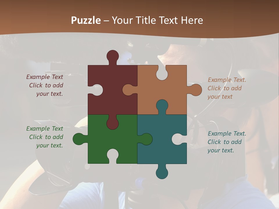 Occupation Reporter Technology PowerPoint Template