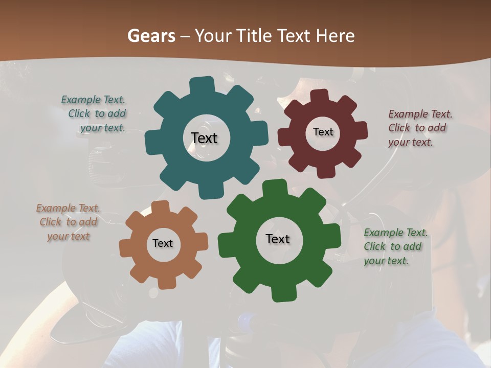 Occupation Reporter Technology PowerPoint Template