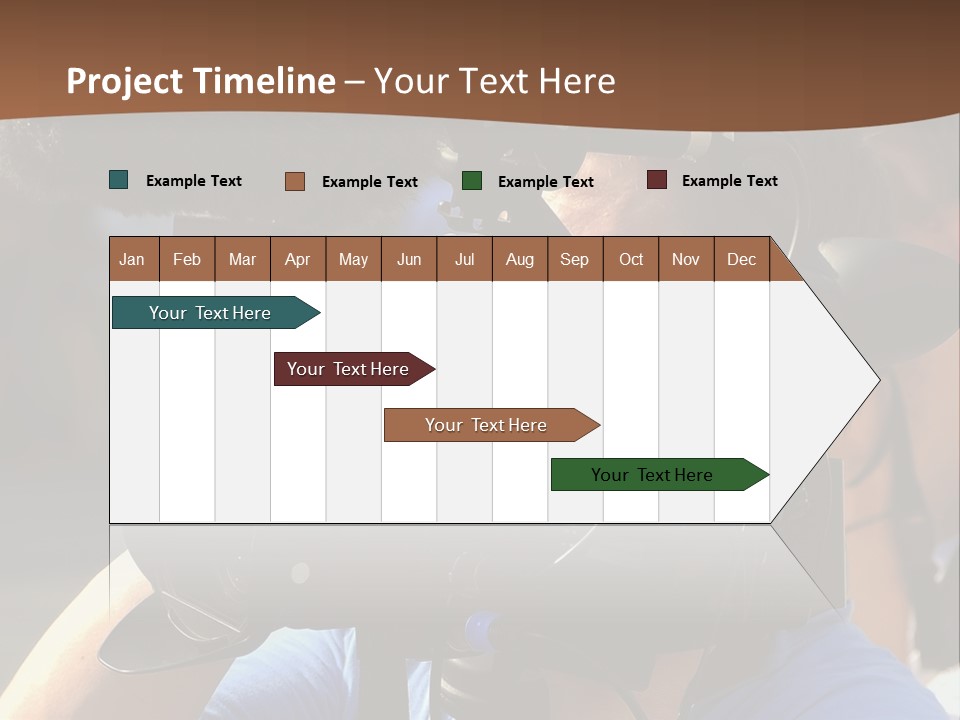 Occupation Reporter Technology PowerPoint Template