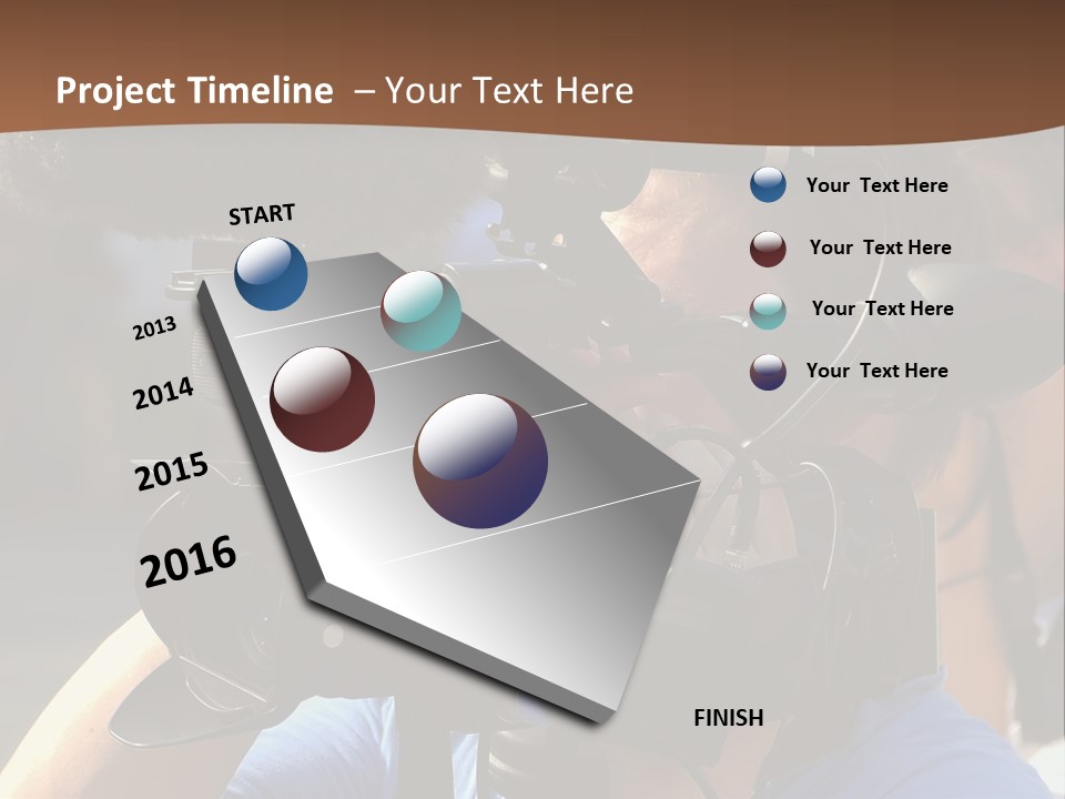 Occupation Reporter Technology PowerPoint Template