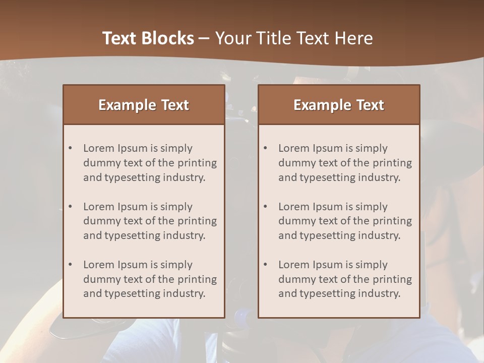 Occupation Reporter Technology PowerPoint Template