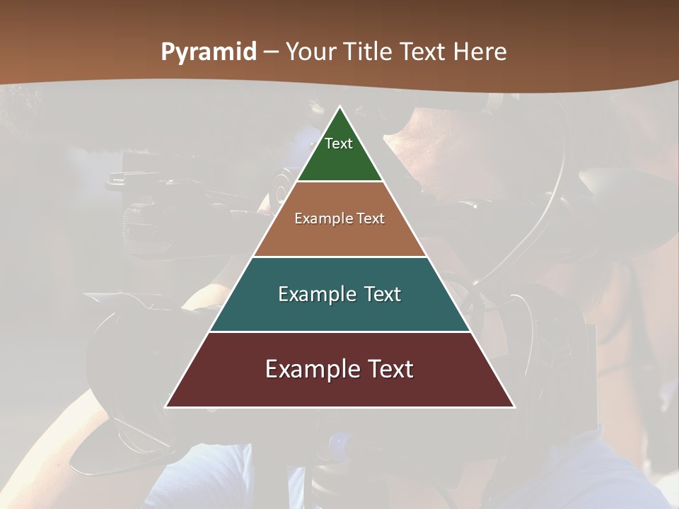 Occupation Reporter Technology PowerPoint Template