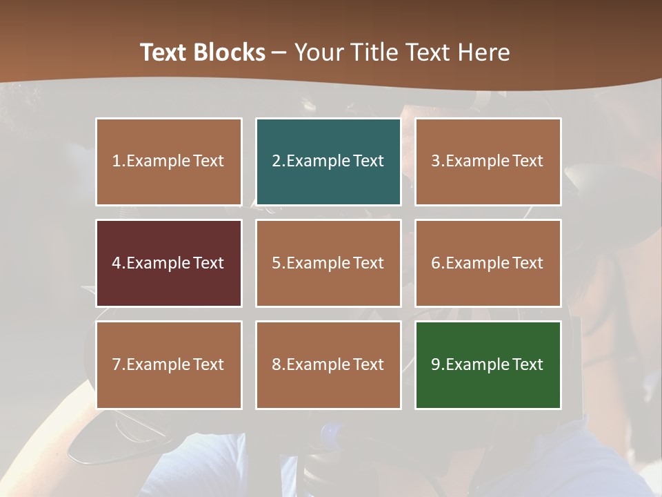 Occupation Reporter Technology PowerPoint Template
