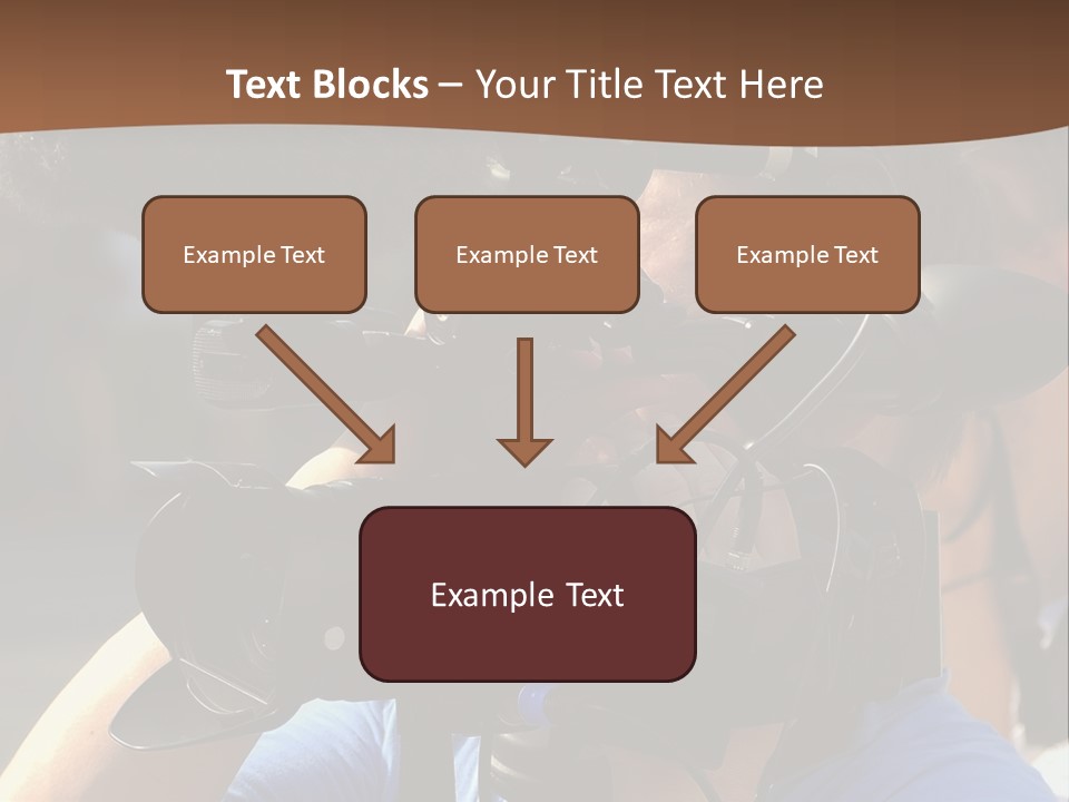 Occupation Reporter Technology PowerPoint Template