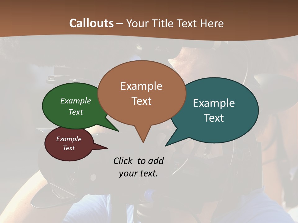 Occupation Reporter Technology PowerPoint Template