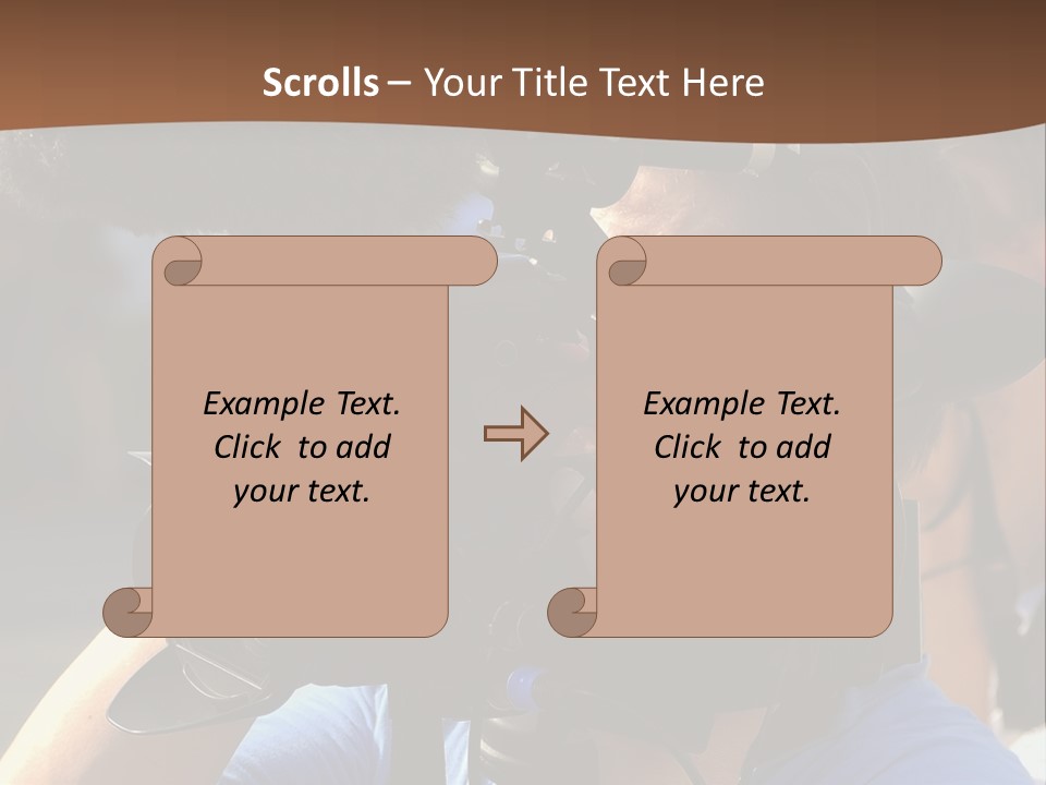 Occupation Reporter Technology PowerPoint Template