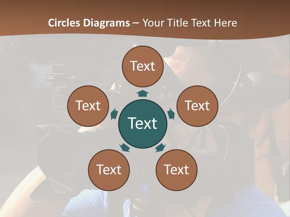 Occupation Reporter Technology PowerPoint Template