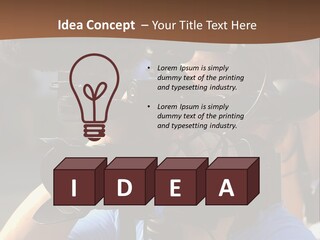 Occupation Reporter Technology PowerPoint Template