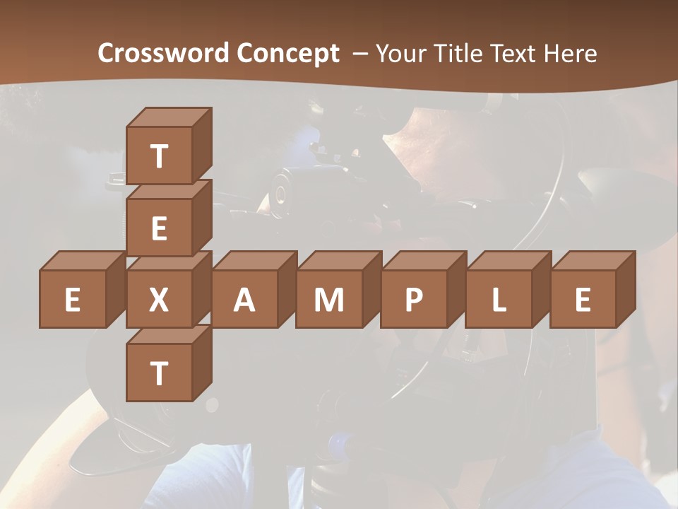 Occupation Reporter Technology PowerPoint Template