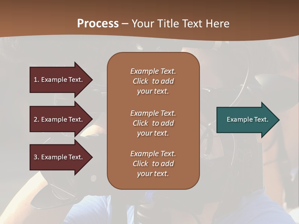 Occupation Reporter Technology PowerPoint Template