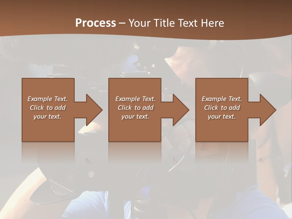 Occupation Reporter Technology PowerPoint Template