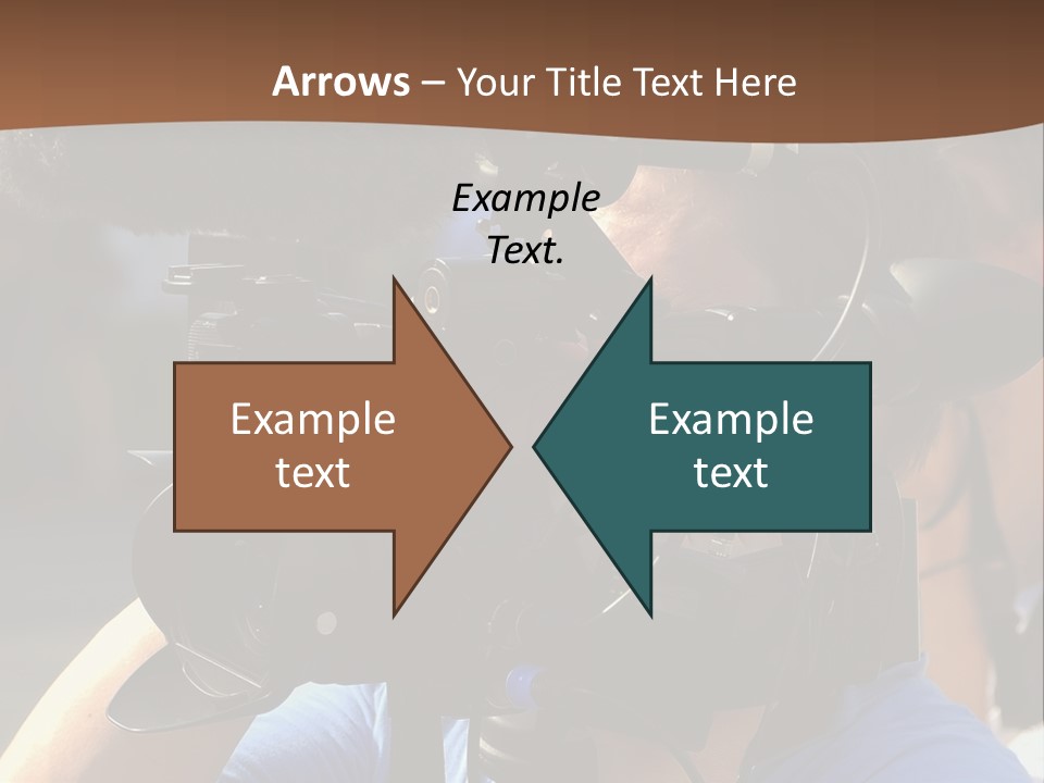 Occupation Reporter Technology PowerPoint Template
