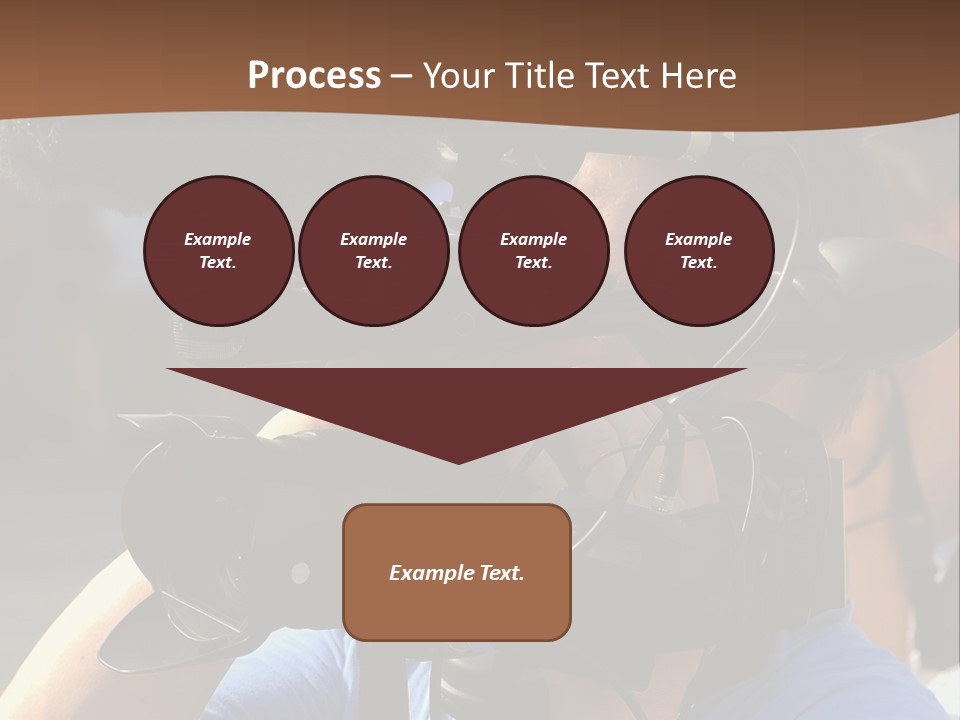 Occupation Reporter Technology PowerPoint Template