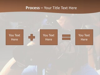 Occupation Reporter Technology PowerPoint Template