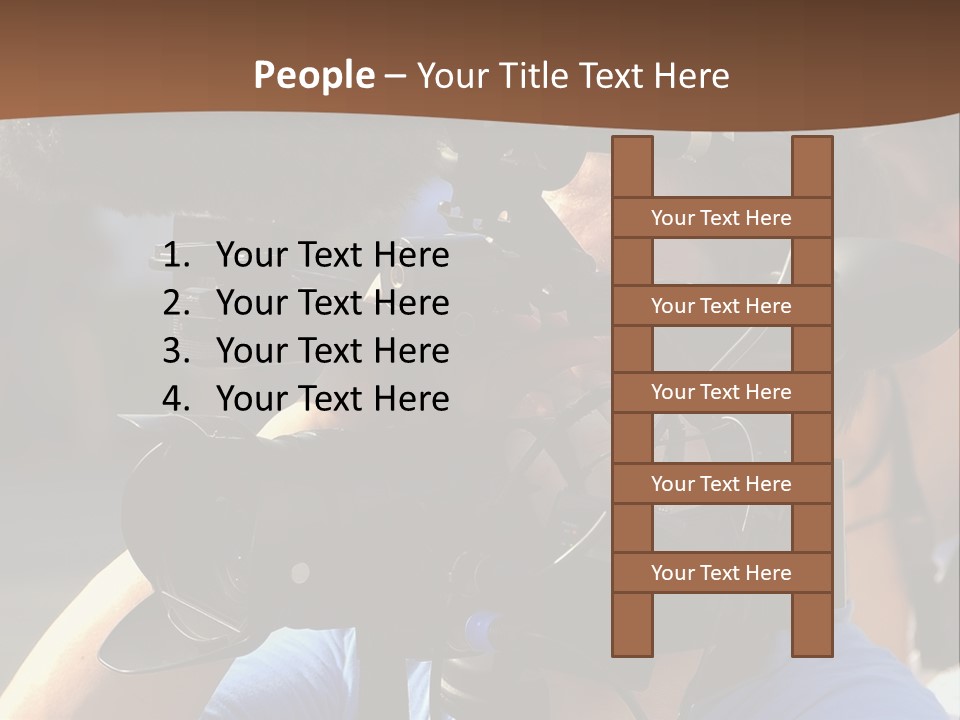 Occupation Reporter Technology PowerPoint Template