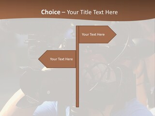 Occupation Reporter Technology PowerPoint Template