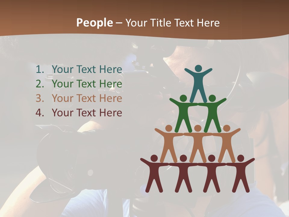 Occupation Reporter Technology PowerPoint Template