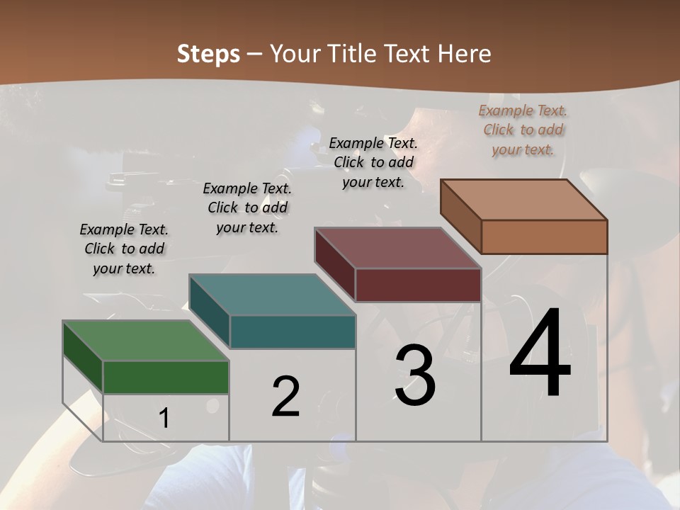 Occupation Reporter Technology PowerPoint Template
