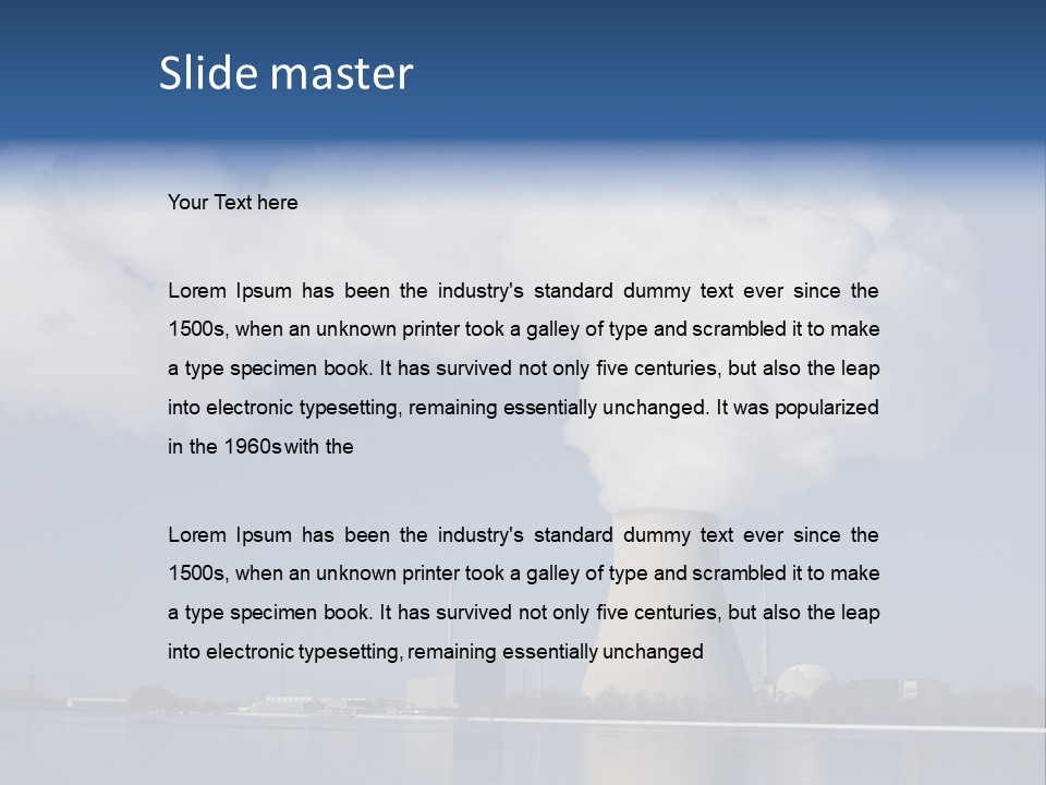 Eon Isar Cooling PowerPoint Template