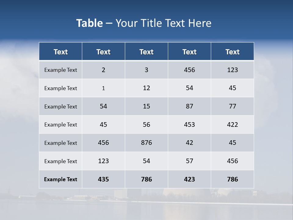 Eon Isar Cooling PowerPoint Template