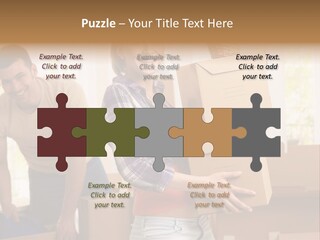 Blond European Clothing PowerPoint Template