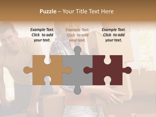 Blond European Clothing PowerPoint Template