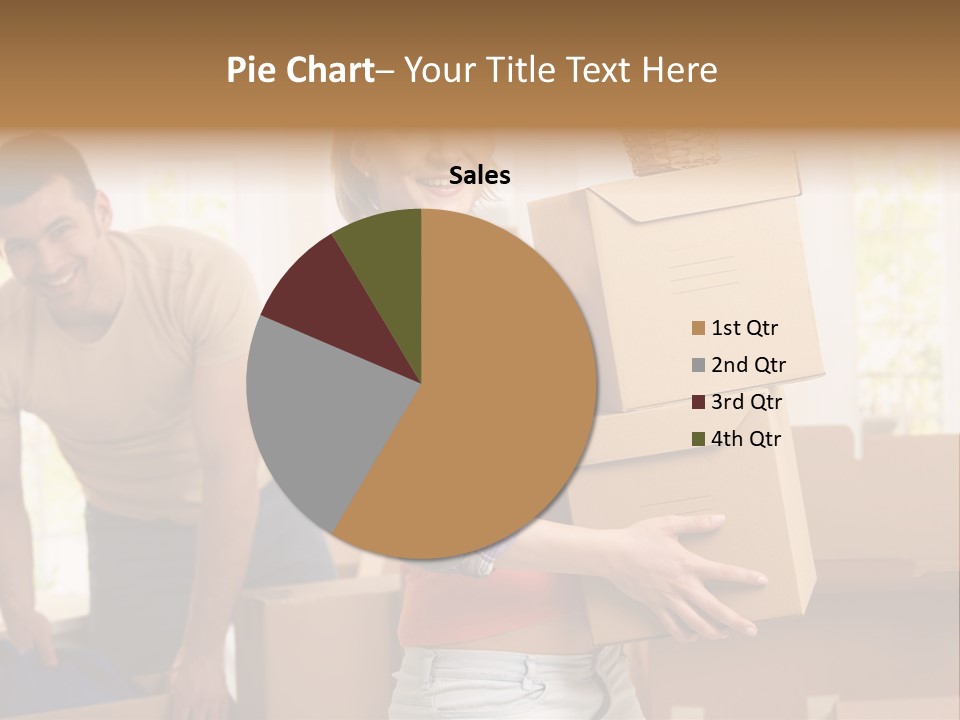 Blond European Clothing PowerPoint Template