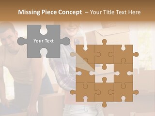 Blond European Clothing PowerPoint Template