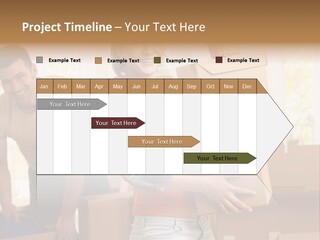 Blond European Clothing PowerPoint Template