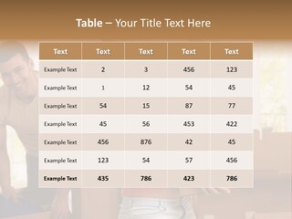 Blond European Clothing PowerPoint Template
