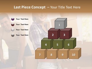 Blond European Clothing PowerPoint Template
