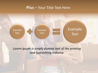 Blond European Clothing PowerPoint Template