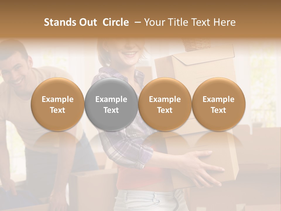Blond European Clothing PowerPoint Template