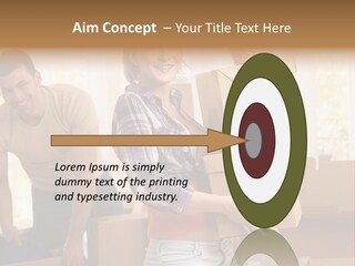 Blond European Clothing PowerPoint Template
