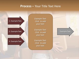 Blond European Clothing PowerPoint Template